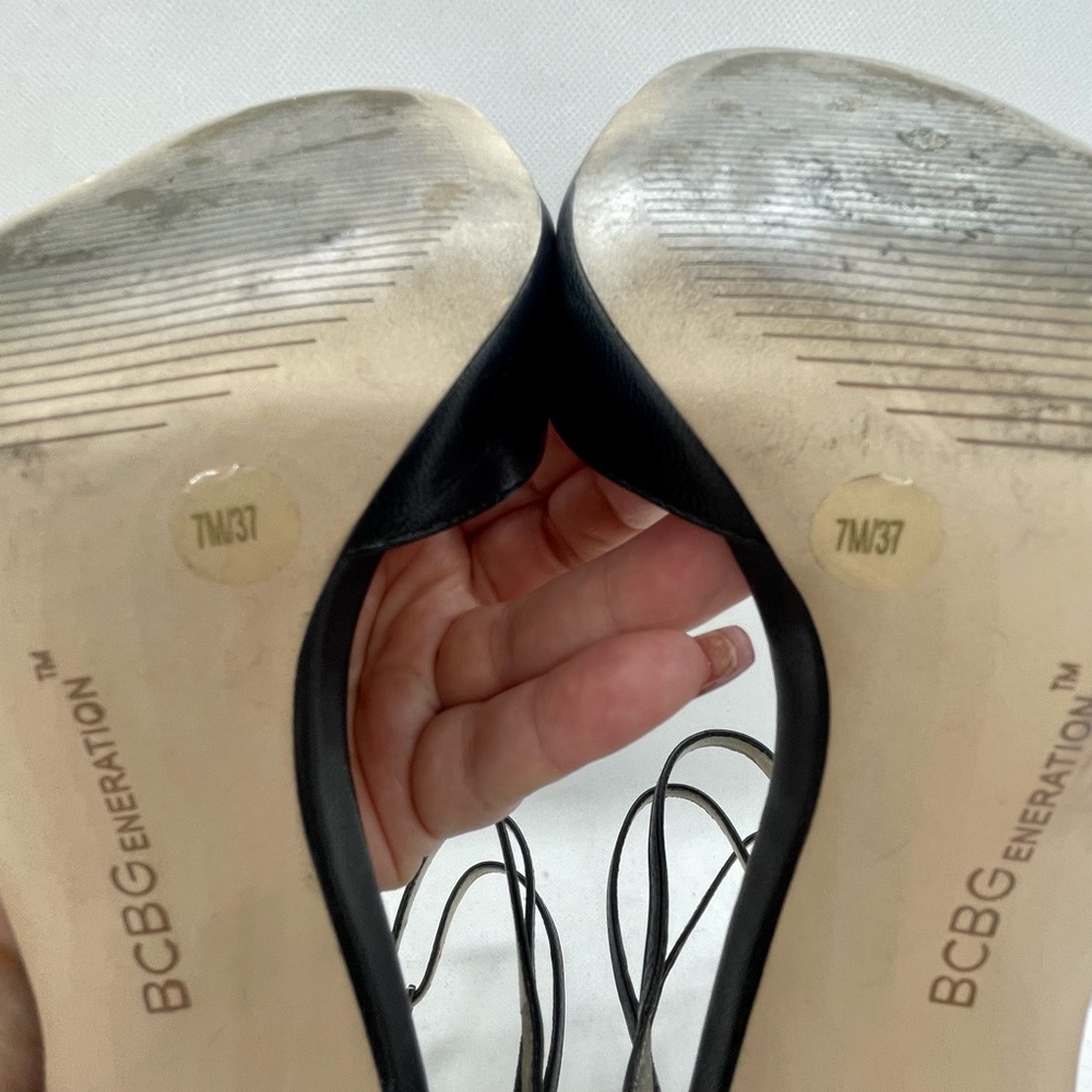 Bcbgeneration Gladiator Heels Size 7 - image 6